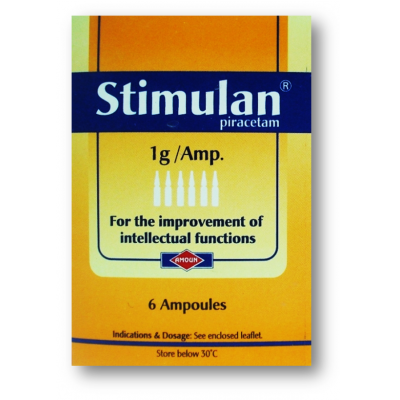 Stimulan 1 g / 5 ml ( Piracetam ) 6 ampoules